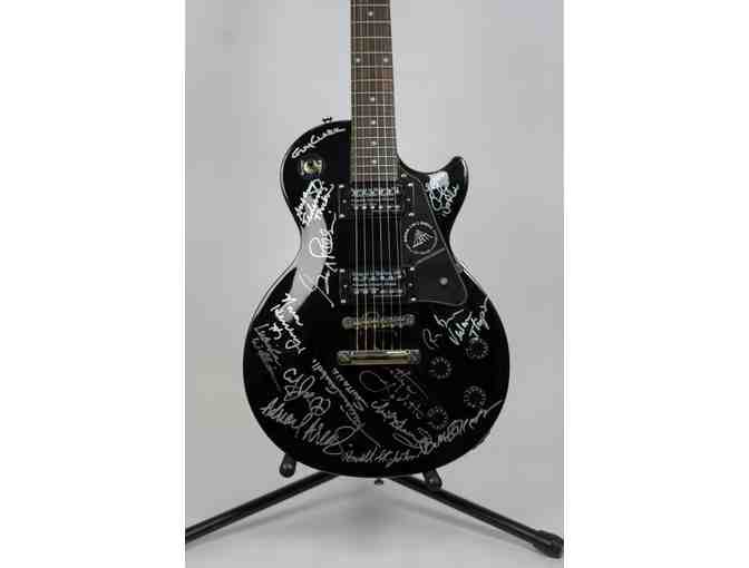 Les Paul Studio Ebony Ch Hdwe, Signed by all performers at '09 AMM tribute to Janis Joplin
