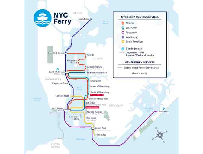 STRETCH ZONE: (2) 30-Day Adult Passes on NYC Ferry