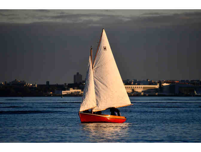 STRETCH ZONE: Bronx River Sail, Aboard Rocking the Boat's Herreshoff 12 1/2