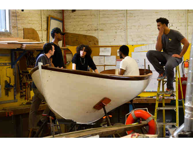 STRETCH ZONE: Bronx River Sail, Aboard Rocking the Boat's Herreshoff 12 1/2