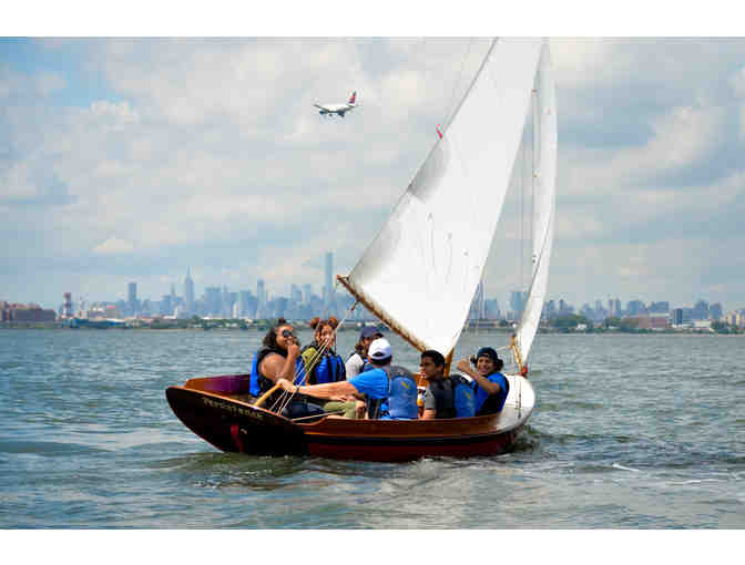 STRETCH ZONE: Bronx River Sail, Aboard Rocking the Boat's Herreshoff 12 1/2
