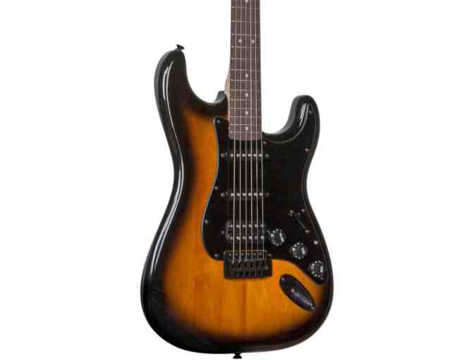 Squier Bullet HH Stratocaster Electric Guitar with Tremolo (2-Color Sunburst)