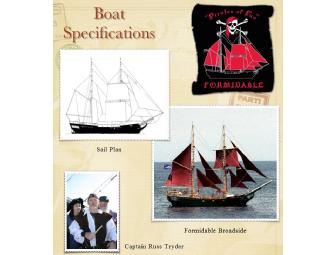 Just in! Family trip for 5 to sail on the Formidable Pirate Cruise!