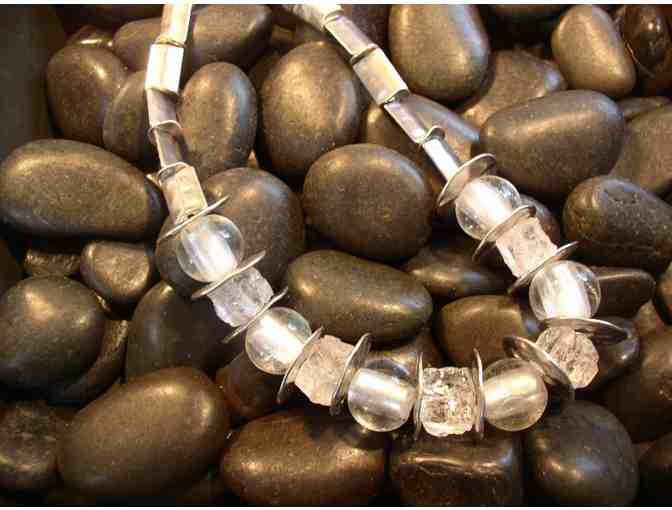 Beautiful Mixed Metal and Glass Necklace by Jo Demetra!