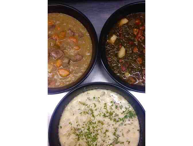 Fresh baked bread, homemade soups and pastries - Virgilio's lunch for 4!