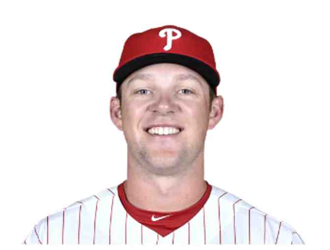 Philadelphia Phillies  #17 Rhys Hoskins Signed Bat