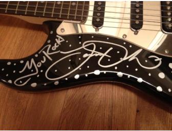 Fender Squier Strat Signed by James Durbin and Orianthi!