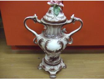 Capodimonte Vase with Lid