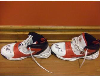 Pair of game-worn shoes signed by Shane Battier
