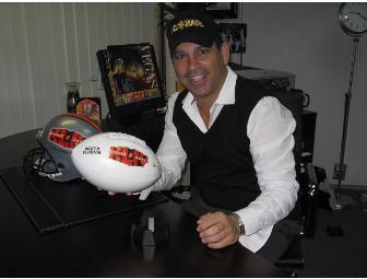 2010 SuperBowl Commemorative Football Autographed by The Greek