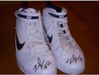 Pair of game-worn shoes signed by Zach Randolph