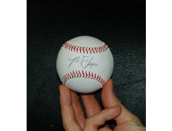 Autographed baseball by San Francisco Giant Madison Bumgarner