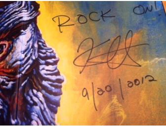 Autographed book, 'Too Much Horror Business' by Kirk Hammett of Metallica