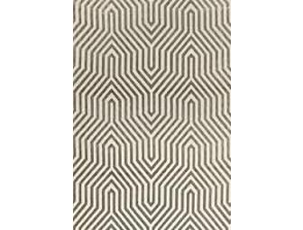 Ottoman: Upholstered in Mary McDonald Vanderbilt Velvet by Schumacher