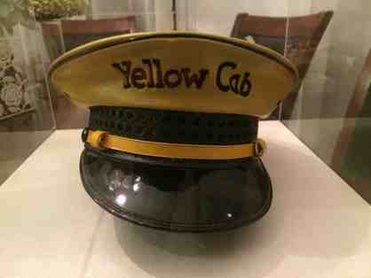 Rare 1940's American Embroidered "Yellow Cab" Taxi Cab Cap