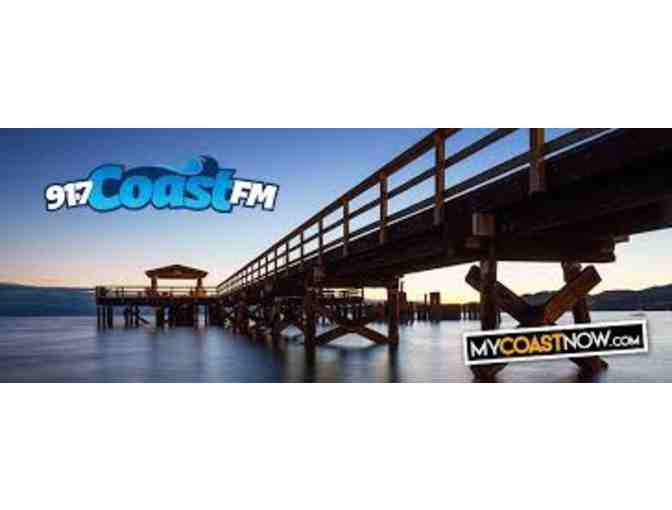 91.7 Coast FM Advertising Gift Certificate