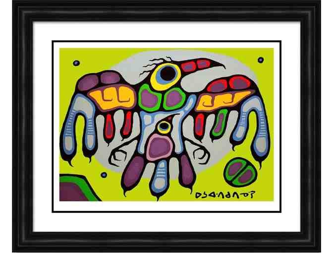 Morrisseau framed print with authenticity certificate