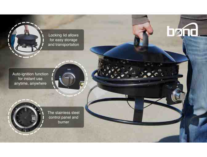Aurora Portable Propane Gas Fire Pit