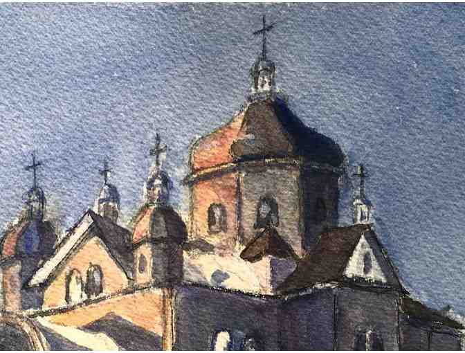 St. Mary's Ukrainian Church - Original Watercolour - Rebecca Chinn
