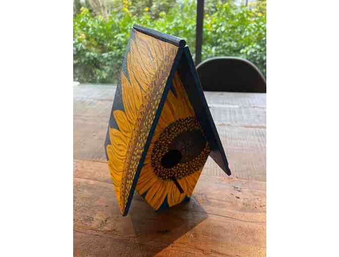 Sunflower Birdhouse - by Karen Webb