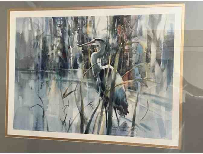 Brent Heighton Framed Print - Keeper Of The Pond