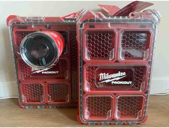 Kenmac: Milwaukee Packout with Tumbler.