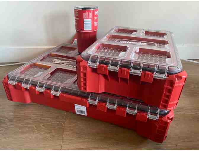 Kenmac: Milwaukee Packout with Tumbler.