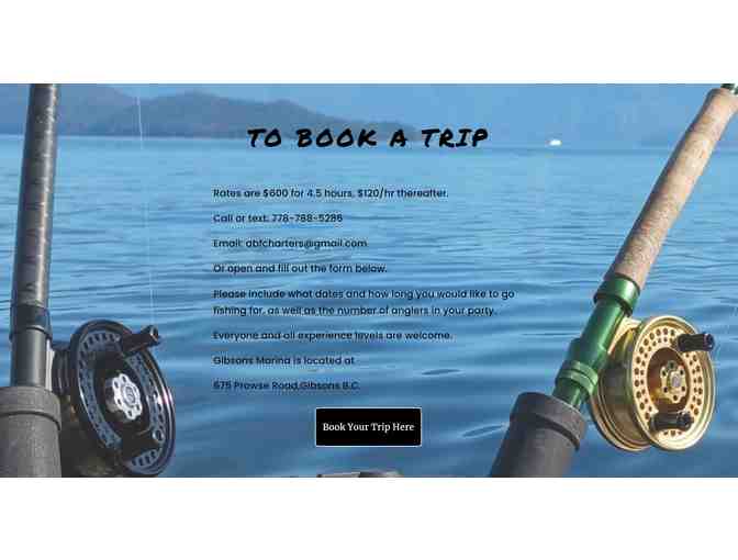 4 Hour Fishing Charter for up to 3 persons