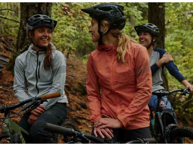 Sugarhouse Creative is donating a Rapha Woman's Trail Lightweight Jacket (size medium)