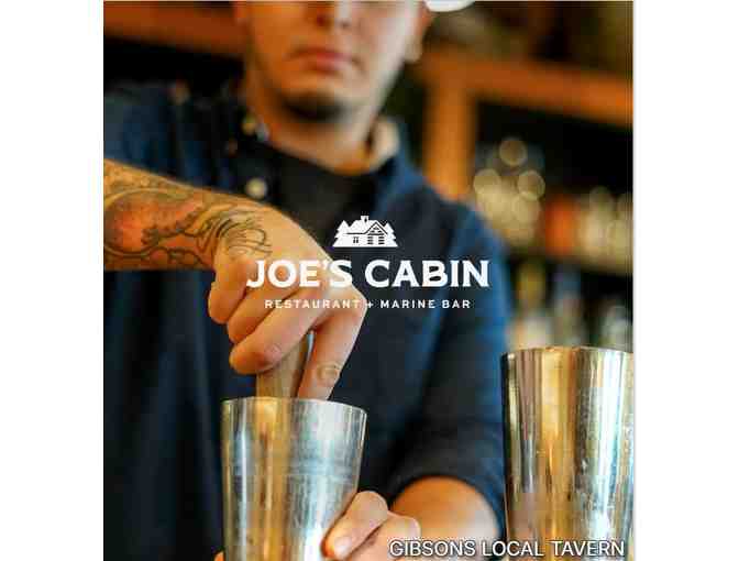 Joe's Cabin Gift Card - $150