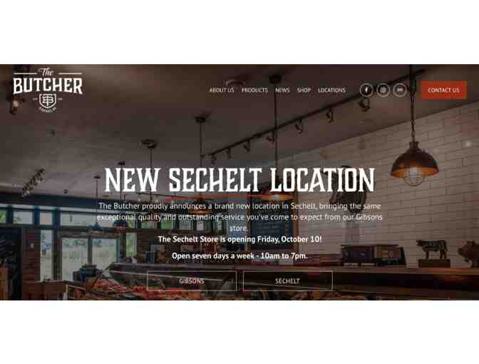 The Sechelt Butcher Gift Card