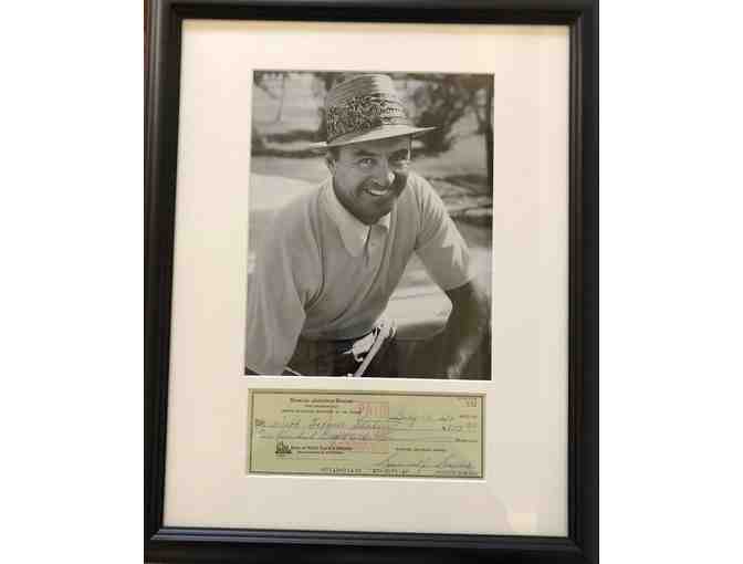 Sam Snead Autographed Golf Display