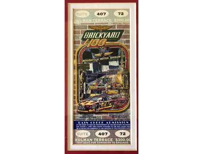 Jeff Gordon Autographed NASCAR Racing Display