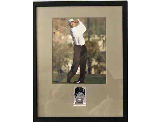 Tiger Woods Autographed Display Piece