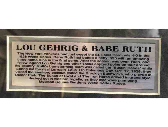 Babe Ruth and Lou Gehrig Play 'Cowboys'