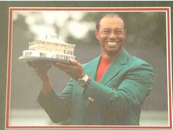 Tiger Woods, 5 Time Champion at The Masters Presentation Piece