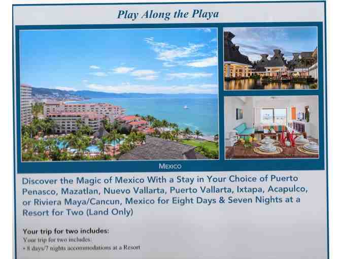 Play Along the Playa - 8 days/7 nights accommodations at a Resort