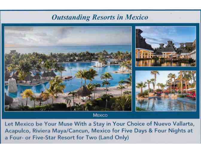 Outstanding Resorts in Mexico-Your Choice for 5 Days & 4 Nights (Land Only)