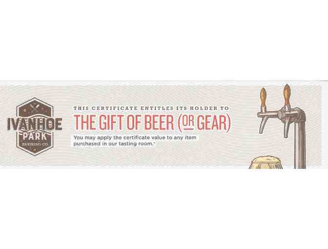 $50 Gift Certificate to Ivanhoe Park Brewing Company