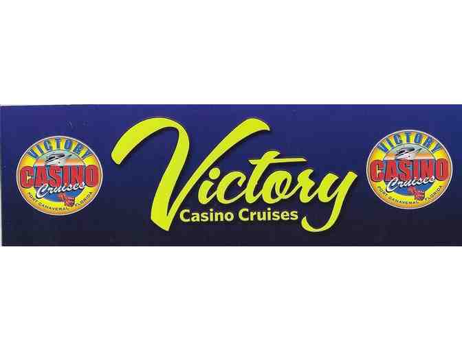 Victory Casino Cruises-Two (2) vouchers for boarding, a la carte dining and $10 slot play