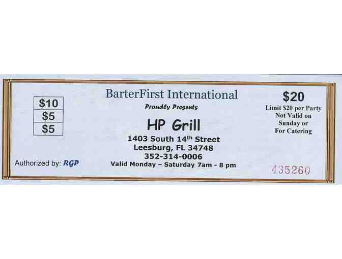 Two $20 Gift Certificate to HP Grill in Leesburg - Photo 2
