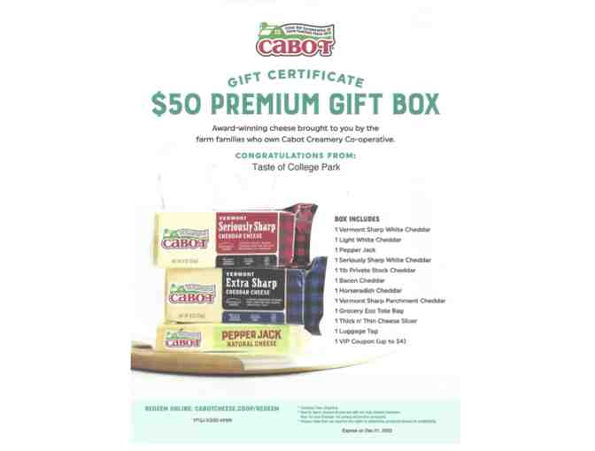 Cabot Cheese Premium Gift Box