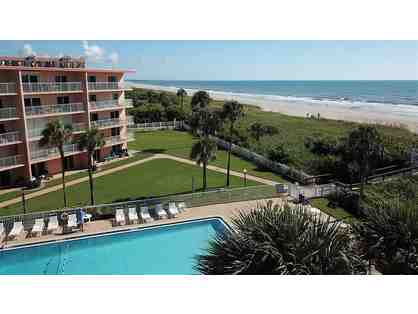 One week at a luxury three bedroom, two bath oceanfront condo at Cocoa Beach, Florida