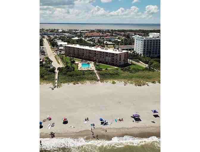 One week at a luxury three bedroom, two bath oceanfront condo at Cocoa Beach, Florida
