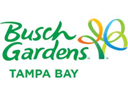 Four (4) Single Day Tickets to Busch Gardens, Tampa, Florida