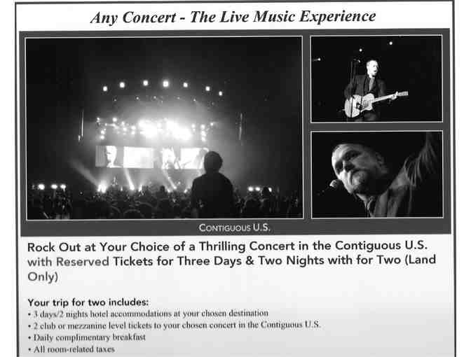 Attend Any Concert in the Contguous U. S. - The Live Music Experience