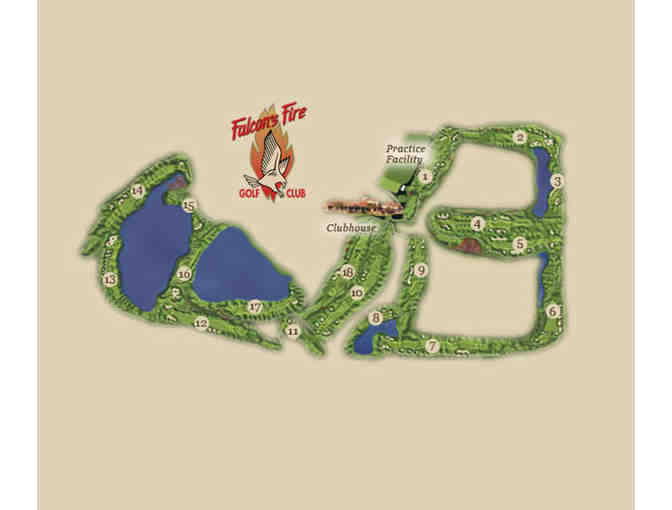Gift Certificates for Falcon's Fire Golf Club Round of Golf for Two Foursomes (8)
