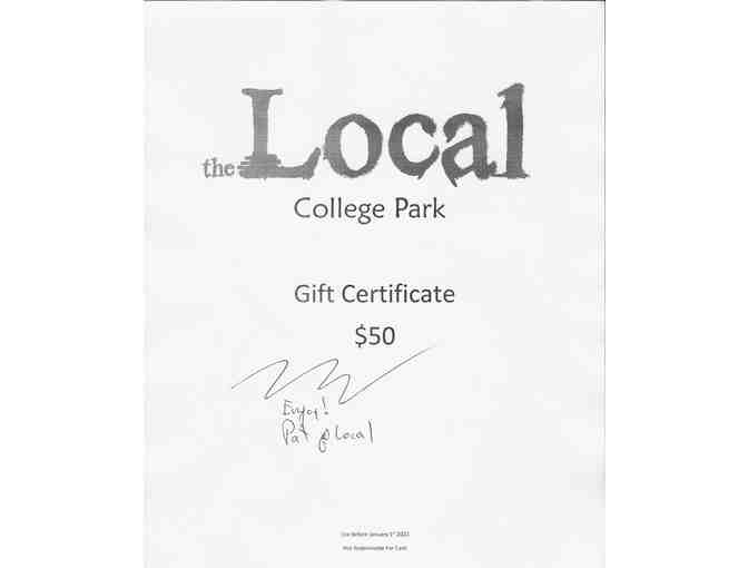 $50 Gift Certificate at The Local Bar &amp; Grill College Park - Photo 2