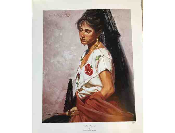 Signed AP Print of 'Her Finery' by Terri Kelly Moyers