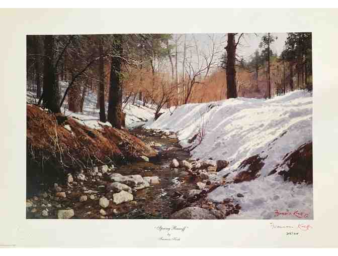 Signed LE Print of 'Spring Runoff' by Francois Koch
